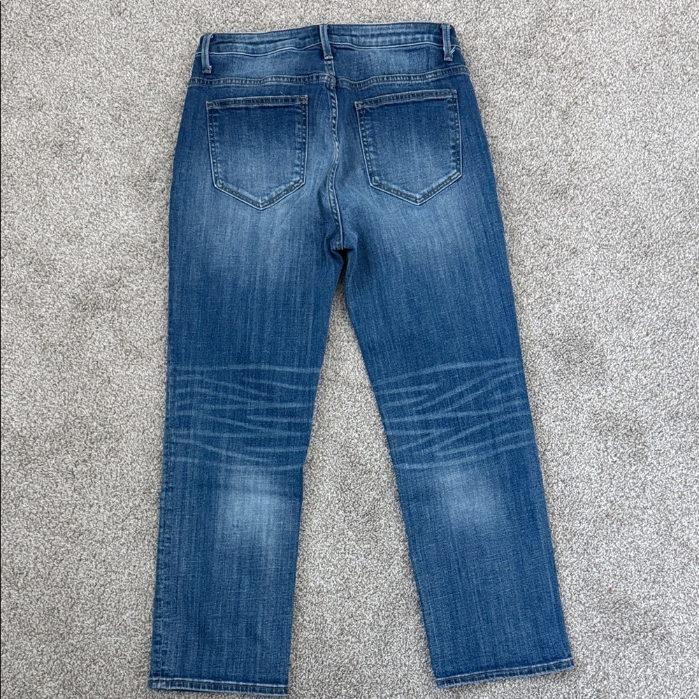DRIFTWOOD Stella Dark Blue Straight Leg Jeans - Picture 4 of 9